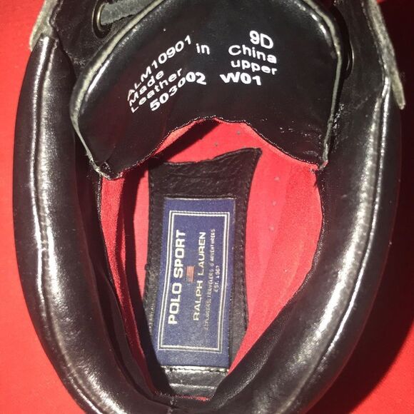 POLO SPORT RALPH LAUREN LEATHER UPPER BOOTS SHOES SIZE 9D main image 13